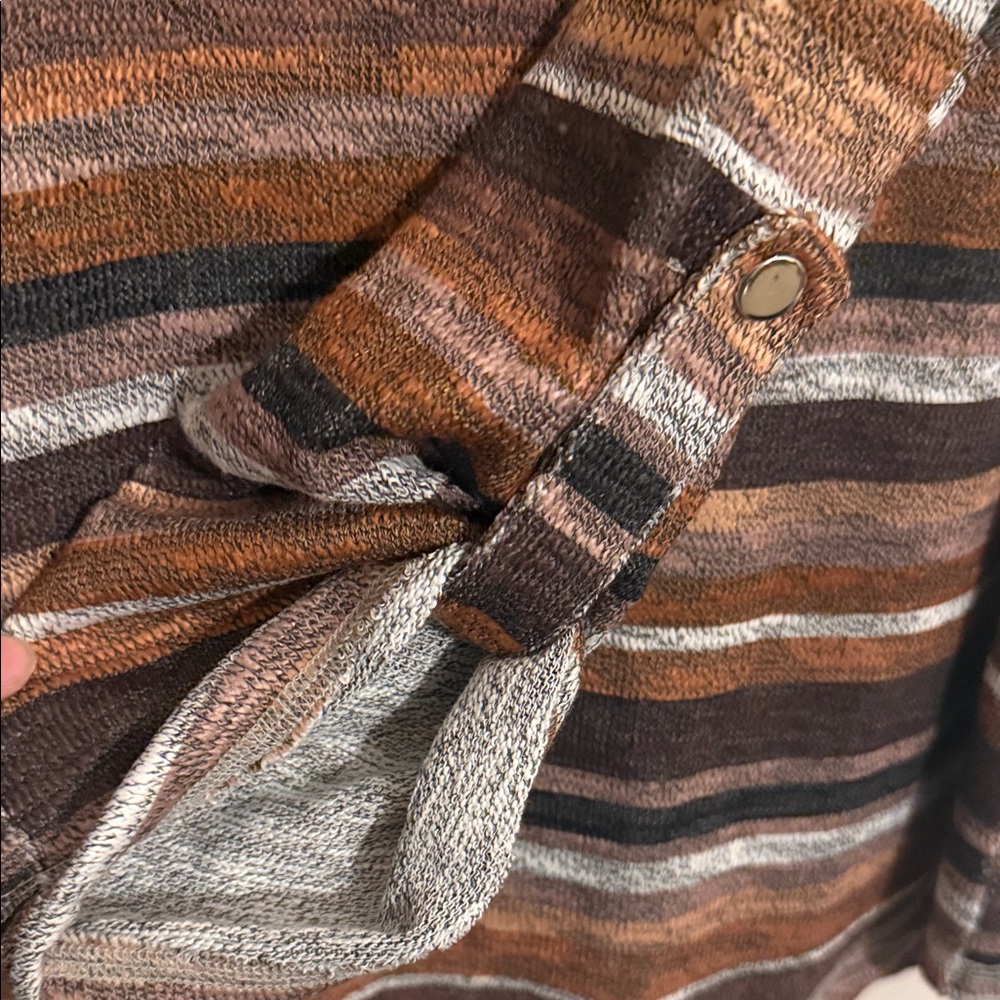 Ruby Rd. Multicolor Striped Sweatshirt NWT! - Picture 5 of 5